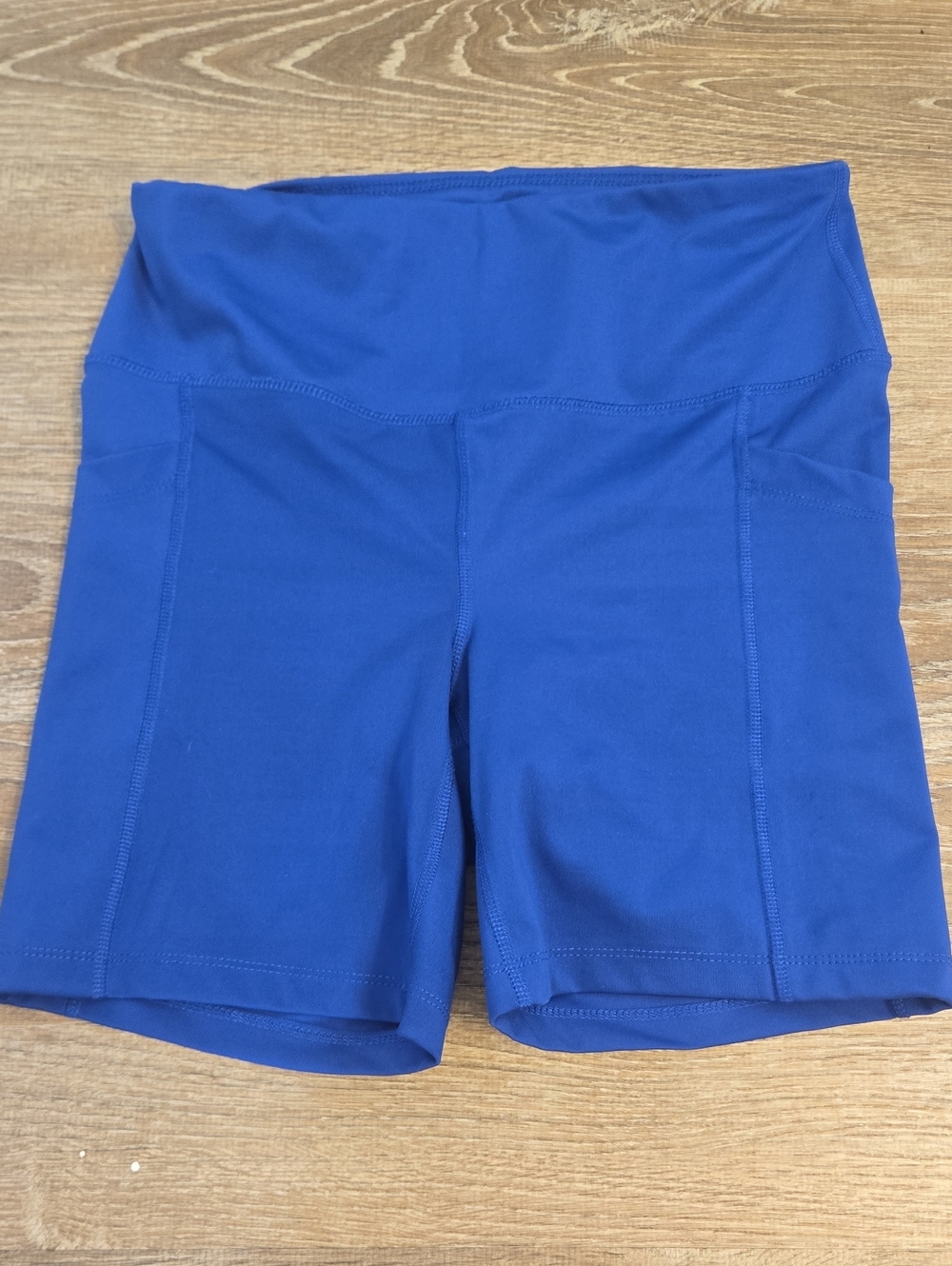 Yogalicious Lux Blue Workout Shorts